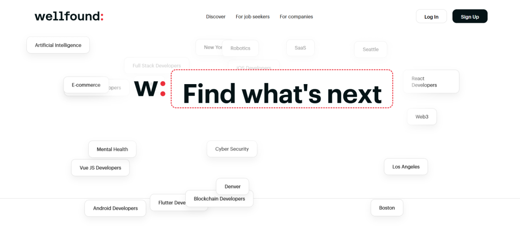 Hyvin löydetty (AngelList)