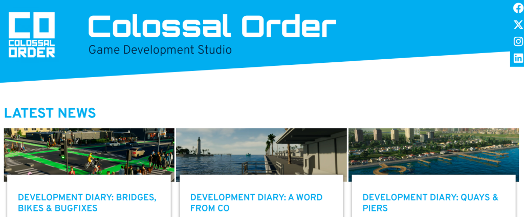 Suomen parhaat indie-pelien kehittäjät - Colossal Order (indie-syntynyt)