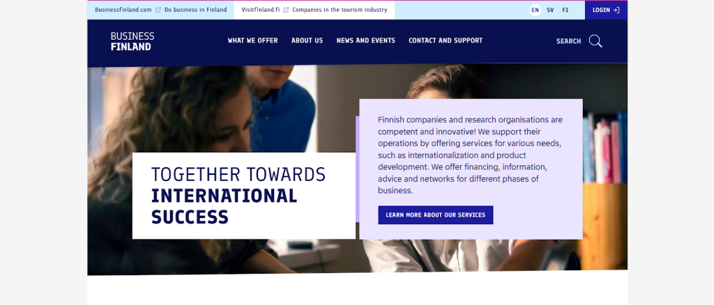 Startup-rahoitusta Suomessa - Business Finland