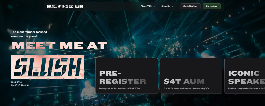 Globaali startup-katalyytti - Slush Platform