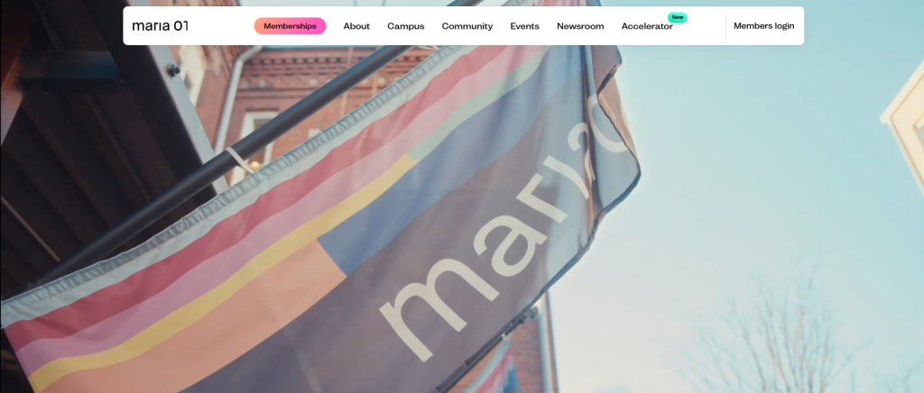 Pohjoismainen startup-koti - Maria 01