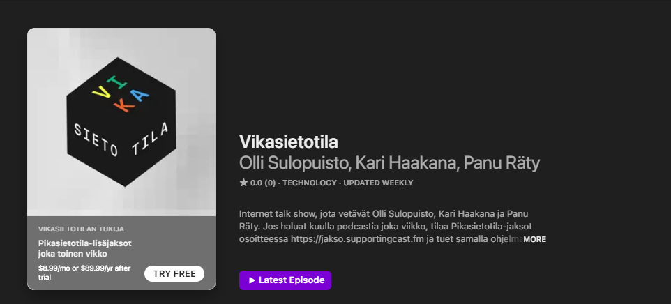 teknologia-podcastit  - Vikasietotila