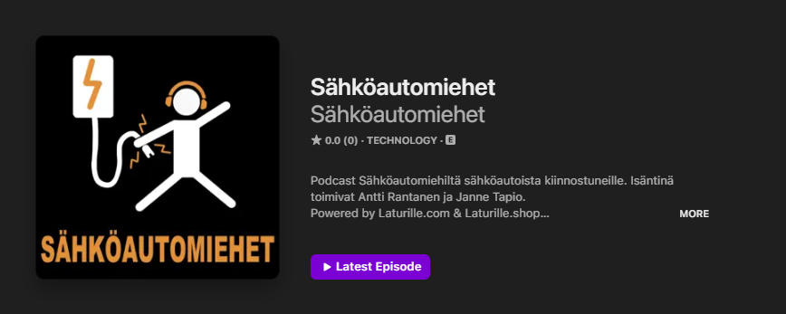 teknologia-podcastit  - Sähköautomiehet