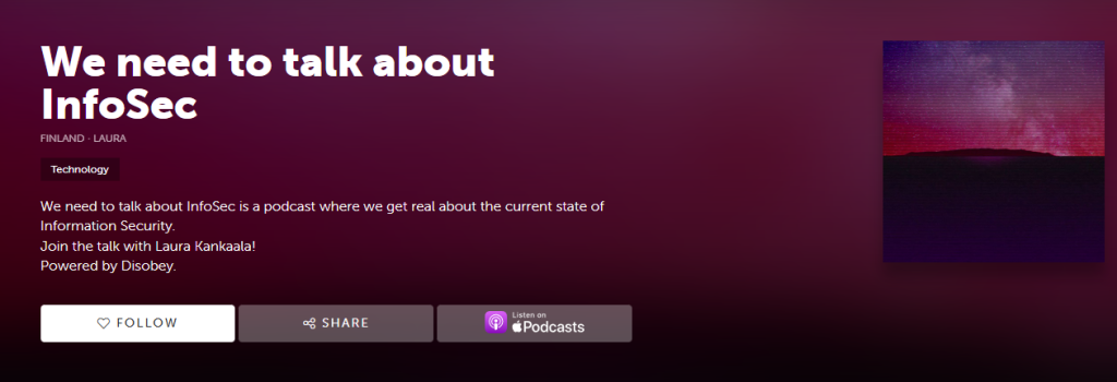 teknologia-podcastit  - Meidän Täytyy Puhua InfoSecistä -podcast