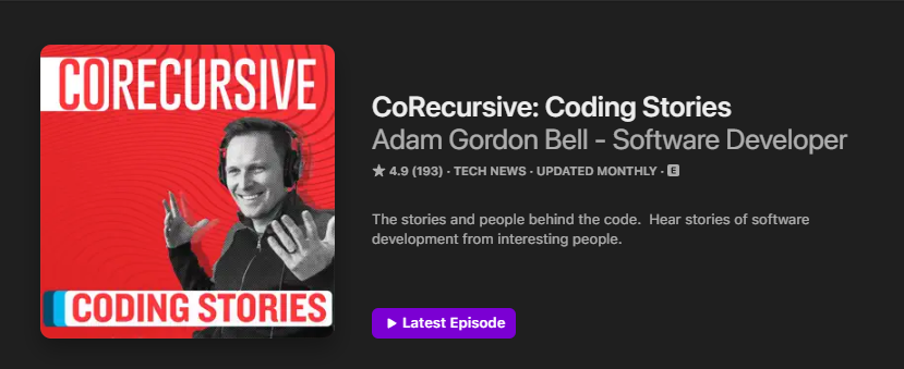 teknologia-podcastit  - CoRecursive