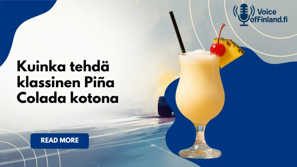 Kuinka tehdä klassinen Piña Colada kotona piña colada