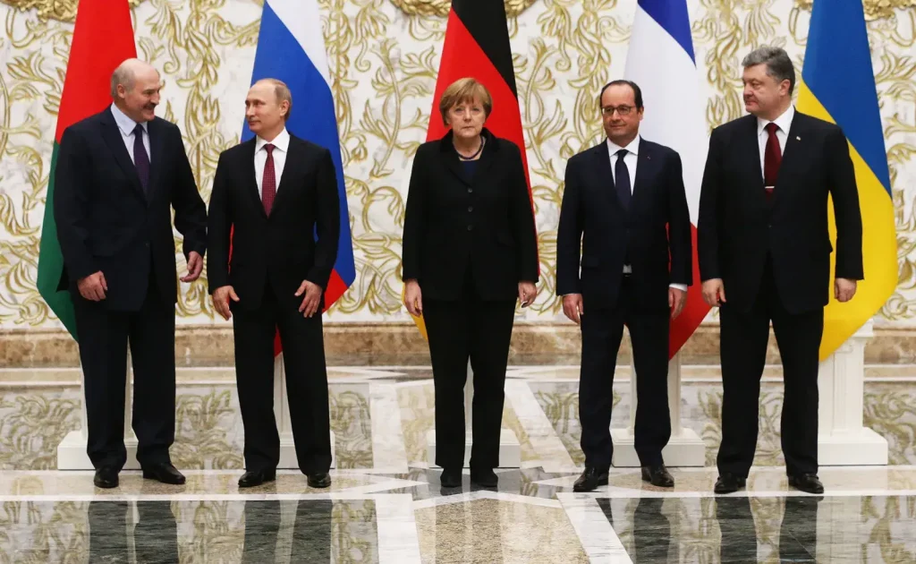 Maailman johtajat Putinin kanssa