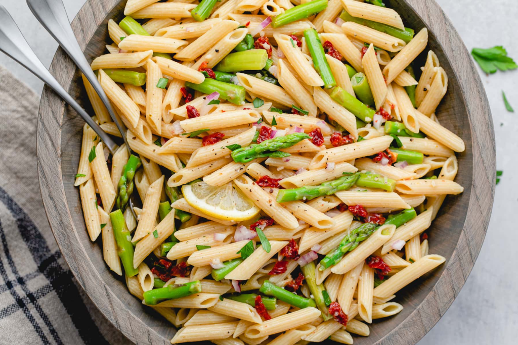 Vaiheittainen parsapastaresepti