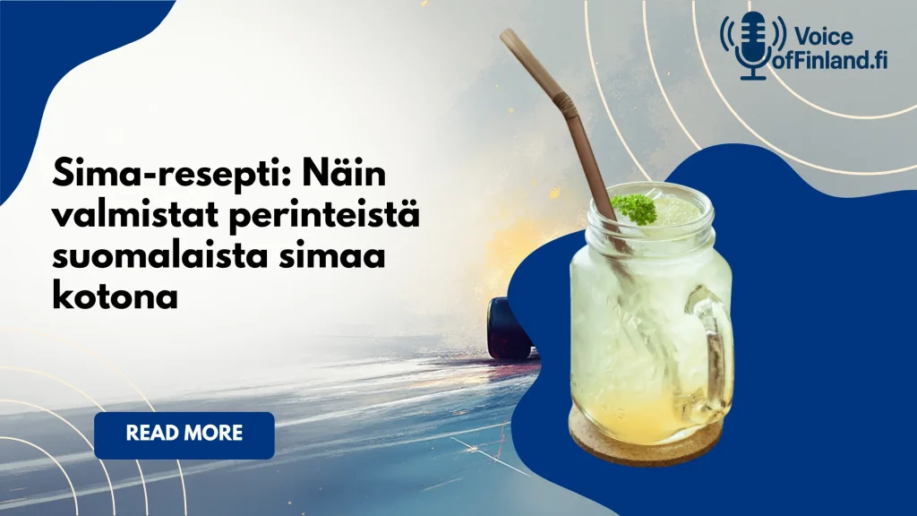 Perinteinen suomalainen sima lasissa.